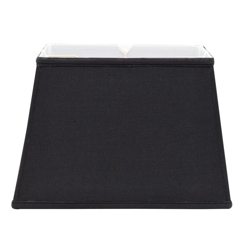 Linened Rectangle With Washer Fitter, 11.25" H x 17" W x 12" D, Black