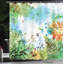  Rideau de douche simple Ferns and Petals-21845772