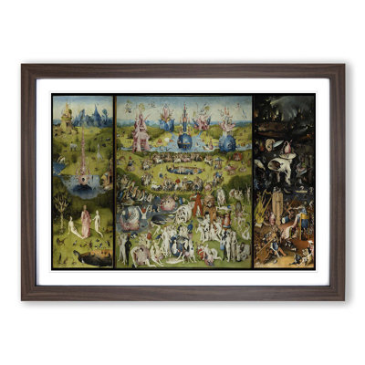 The Garden of Earthly Delights by Hieronymus Bosch - Framed Print