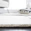 Tapis gris / noir / blanc en laine fabriqué à la main Felipe-70742654