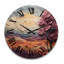 Horloge murale en bois massif Patmar-74911939