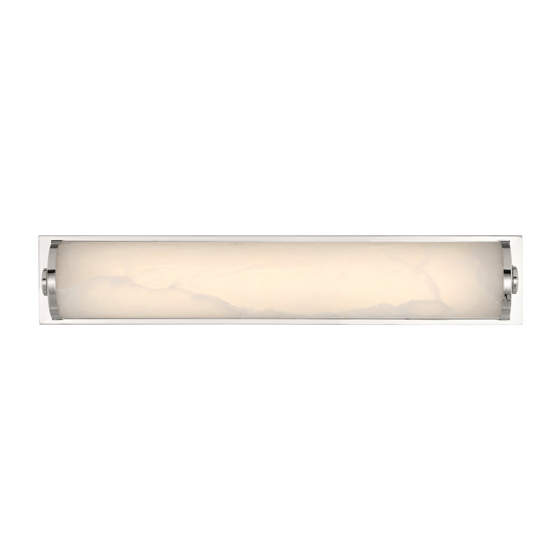 Applique murale en nickel poli DEL 24,5 po Touete, Nickel