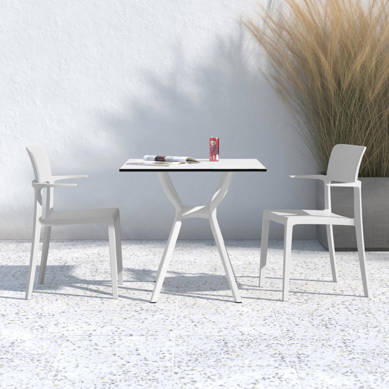 Farrah 2 - Person Patio Dining Set with Square Table