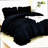 Ruffle Farmhouse Comforter Set - Soft Lightweight Fluffy Bedding Set - All Season Bed Set - 3 Piece Aesthetic Bed Set - Comforter - 2 Pillowcases