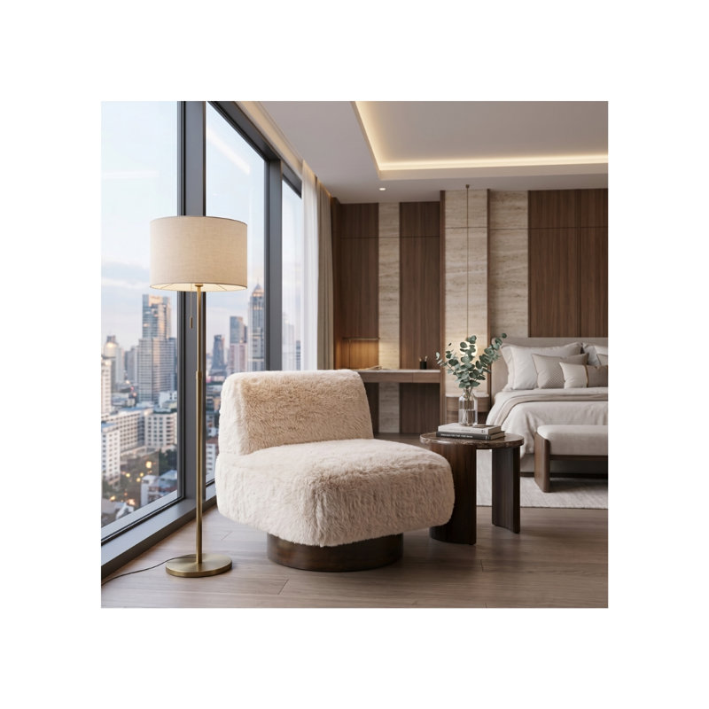 Fauteuil de chambre pivotant de 30 po de large Arboles Diella