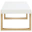 Table basse avec base traîneau