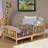  Wood Toddler Bed with Safety Rail-161488113