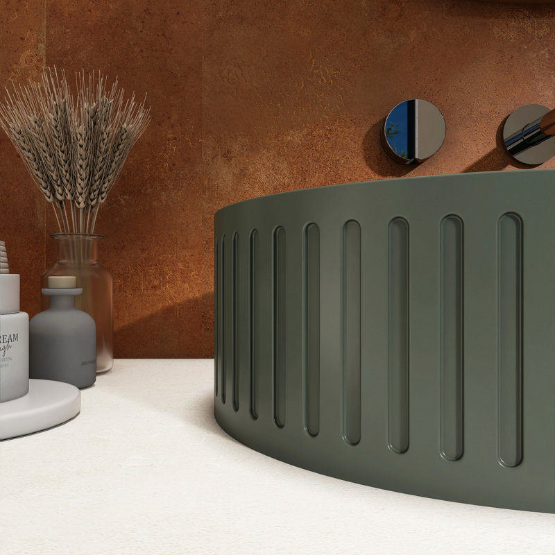Lavabo de salle de bain ovale