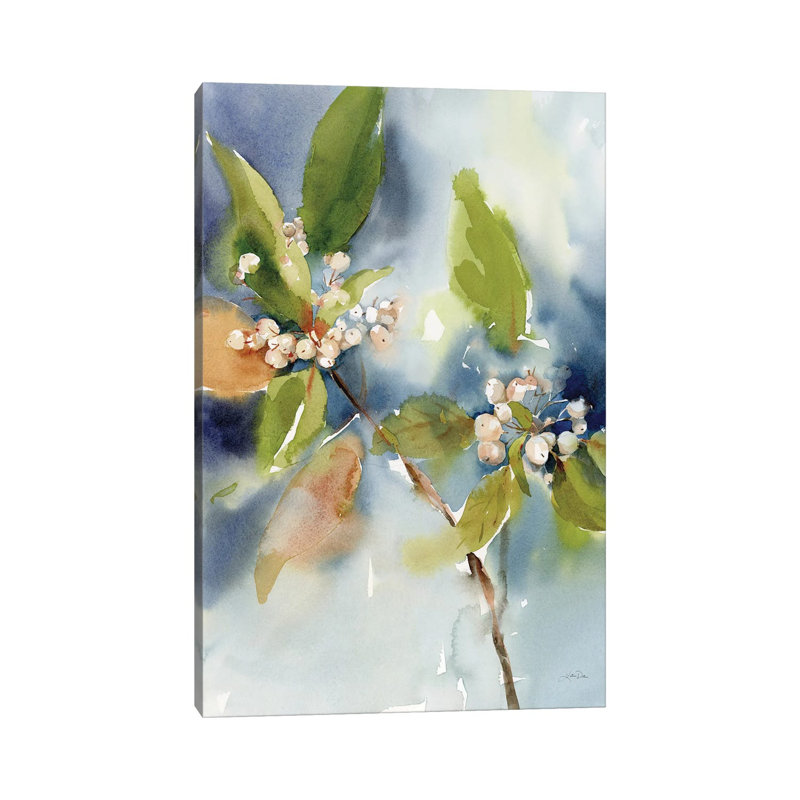 Winter Berries - reproduction d'art murale - toile tendue, Toile tendue, Ne s’applique pas, H 18 po x l 12 po