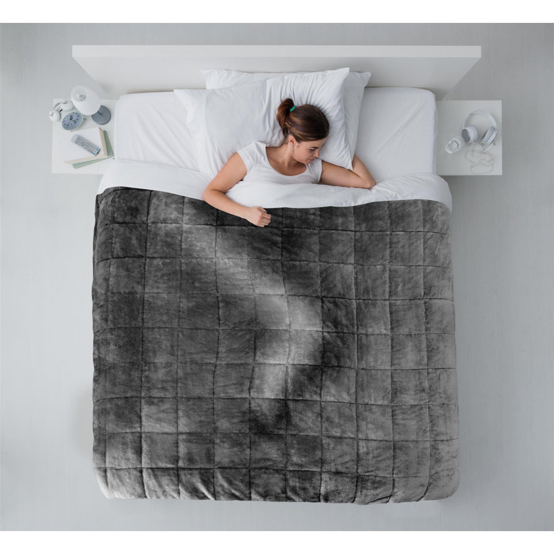 Rosia Weighted Throw Blanket, Grey