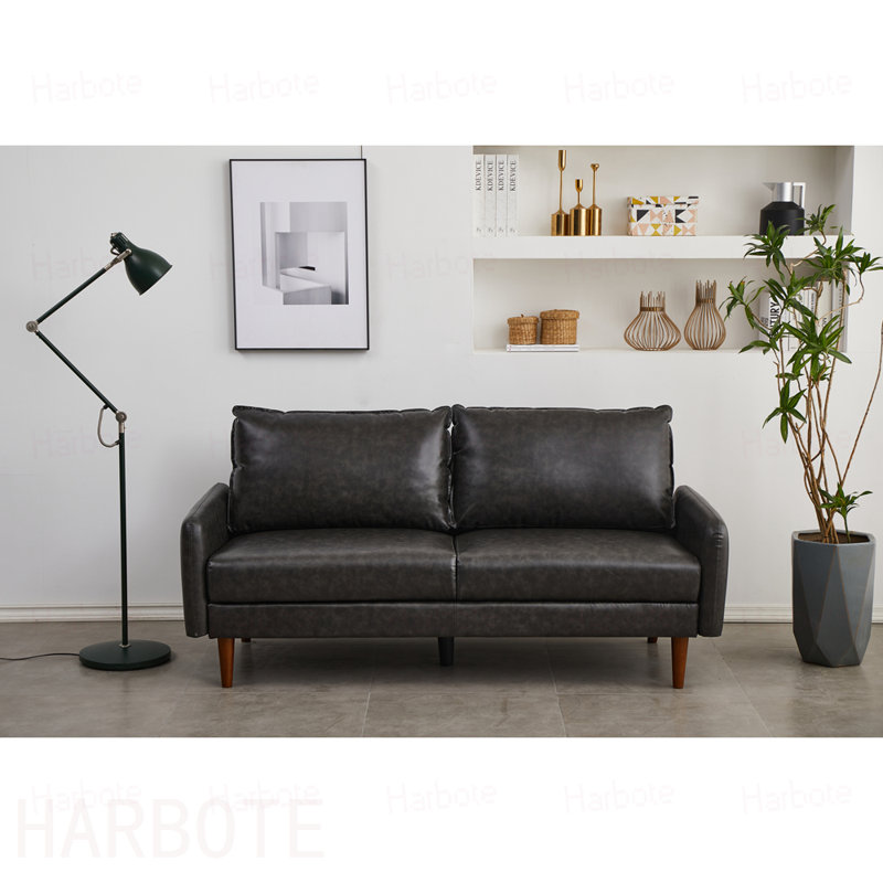 Canapé en PU, PU-Dark Grey