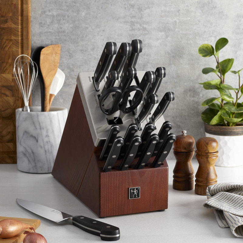 HENCKELS Classic 20-Piece Self-Sharpening Knife Block Set