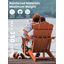 HDPE Foldable Steel Adirondack Chair-1833397266