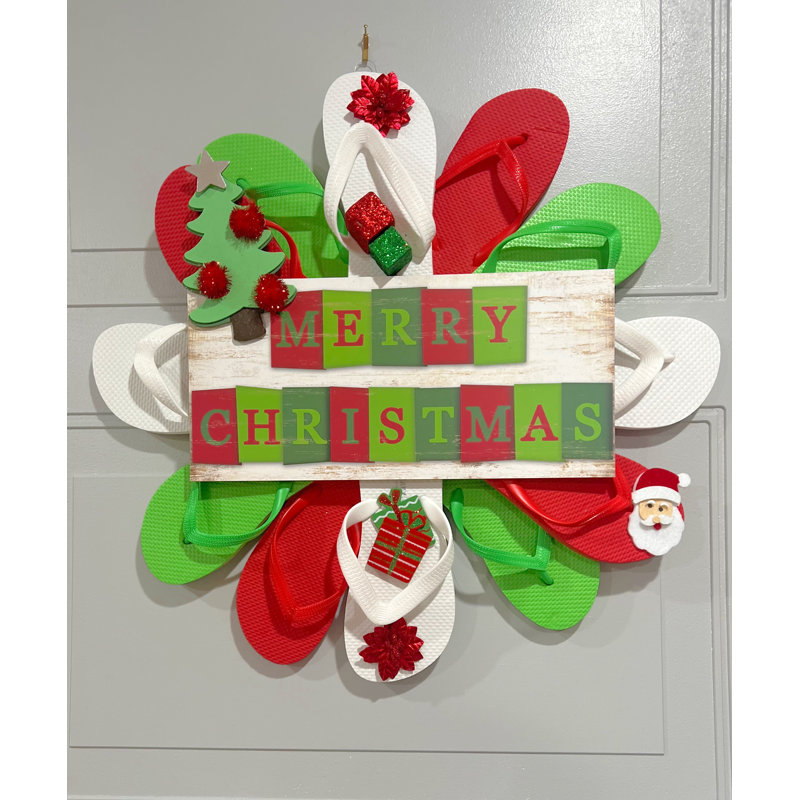 Couronne, « Merry Christmas » (Joyeux Noël)