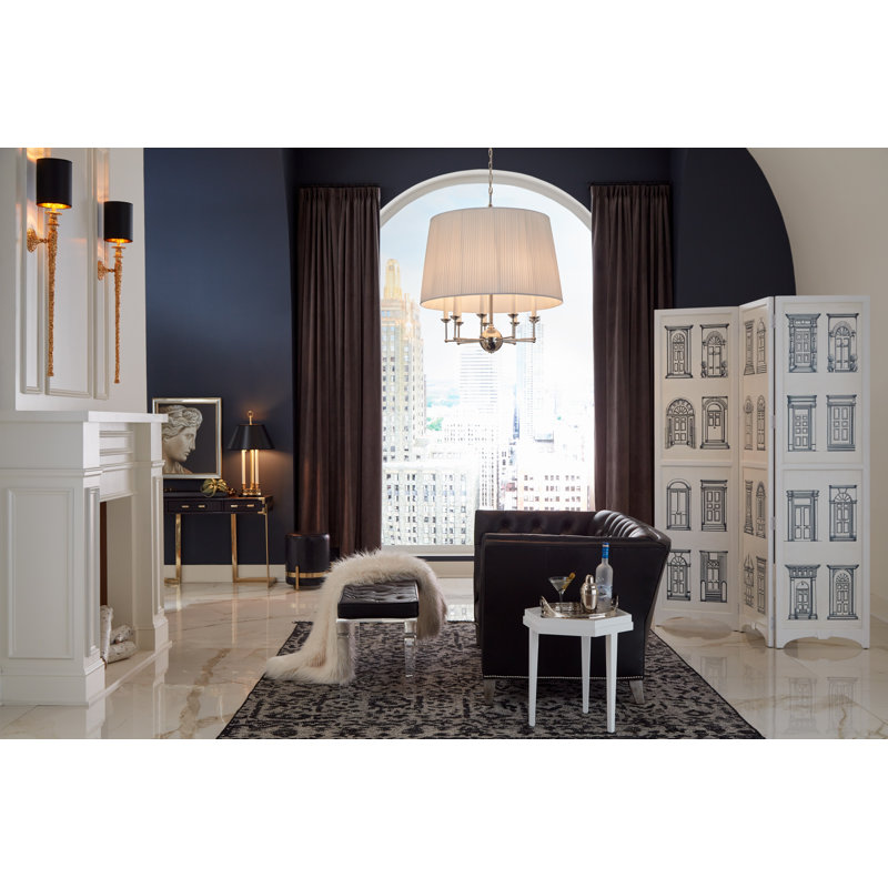 Bruce Leather Vanity Stool