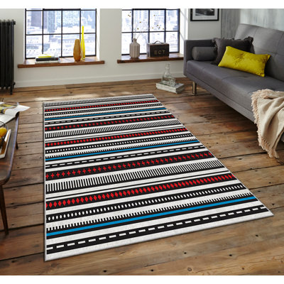Luxurious Area Rug, 100% Polyester, 5.9 x 9.2 Feet | 740 g/m² Weight, Non-Slip Felt Dot Underside, Easy Clean Velvet Fabric, 0.08 in Pile Height | Machine Washable, Perfect for Living Room & Bedroom Décor