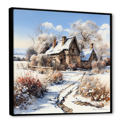 " Barn Charm In Winter I "