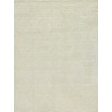 Brunello Modern Handmade Silky Nylon Light Beige Area Rug