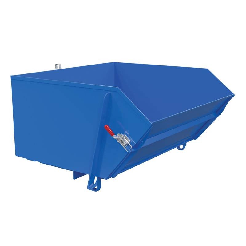 Steel Open Kitchen Trash Can, 479.31 qt.