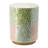 D14x18" Cylindrical Garden Capiz Stool, Accent Side Table