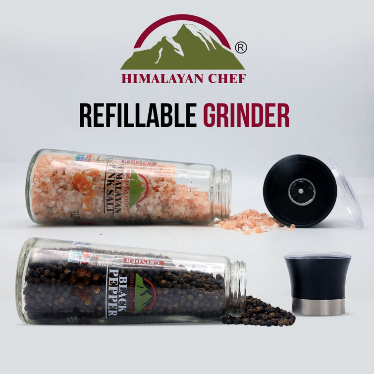 Himalayan Chef 2 Pieces of Salt & Pepper Mill, Medium