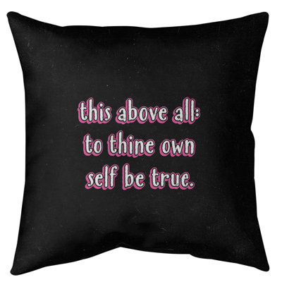 Coussin de sol d’inspiration Shakespeare