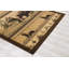 Tapis brun / crème en polypropylène Tristian-87774549