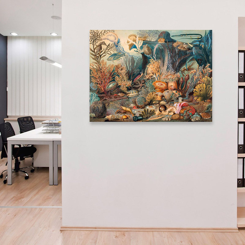 Ocean Life by James M. Sommerville - Wrapped Canvas Art Prints, 70cm H x 100cm W x 4cm D