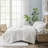 Arya Embroidered Medallion Faux Fur Ultra Plush Comforter Set-1963773202-1963773214