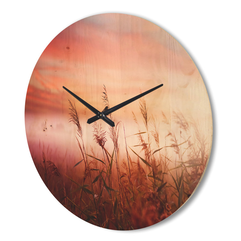 Horloge murale Foggy Land, Grand