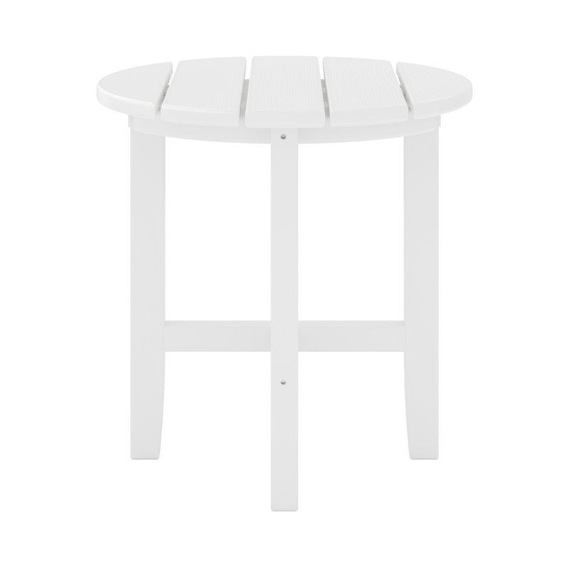 Table d'appoint ronde Iser, Destin - blanc, Destin - blanc