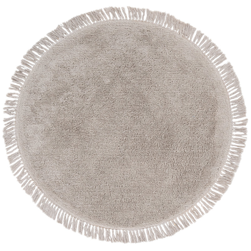 Vermont 575 Hand Tufted Performance Solid Color Rug, Round 6'
