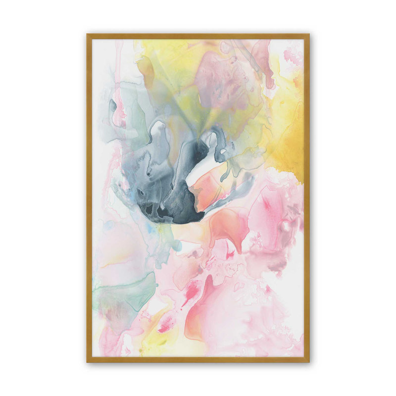 «Nebula Rift I» par June Erica Vess, reproduction d'art, H 18 po x l 12 po, Impression sur cadre ouvert sans papier mat, Doré