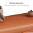 Orange Modern Solid Wood Upholstered  Bedroom and Entryway Long Storage Bench-1861823339