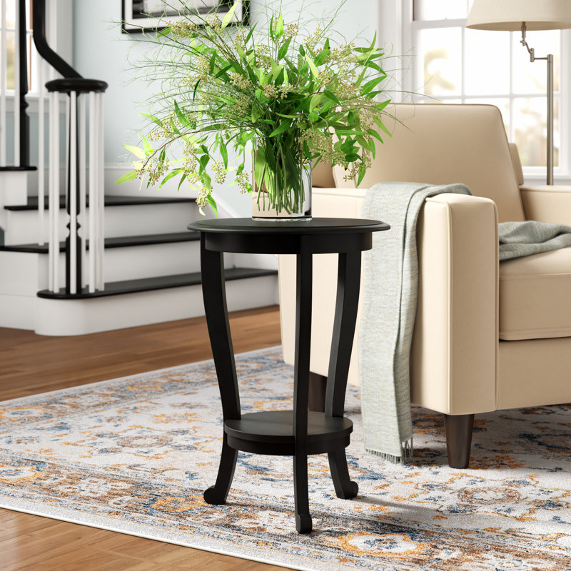 Tutuala End Table, Distressed Black