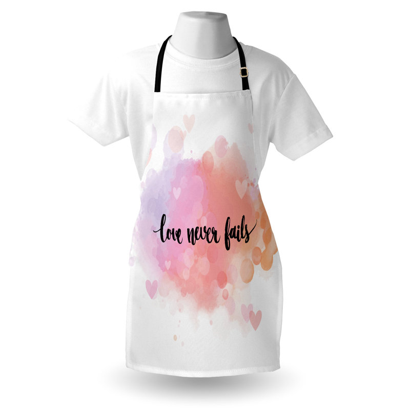 No Pattern Bib Apron