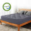 Surmatelas à double couche 4 pouces Macdougal, y compris surmatelas en mousse viscoélastique gélifiée 2 po + housse de matelas matelassé 2 po-1537499044-1540004021