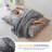 3 In 1 Grey Bean Bag Chair Giant Bean Bag Chairs Convertible Bean Bag Floor Cushion With Machine Washable Cover, Beanbag Chairs-575035806