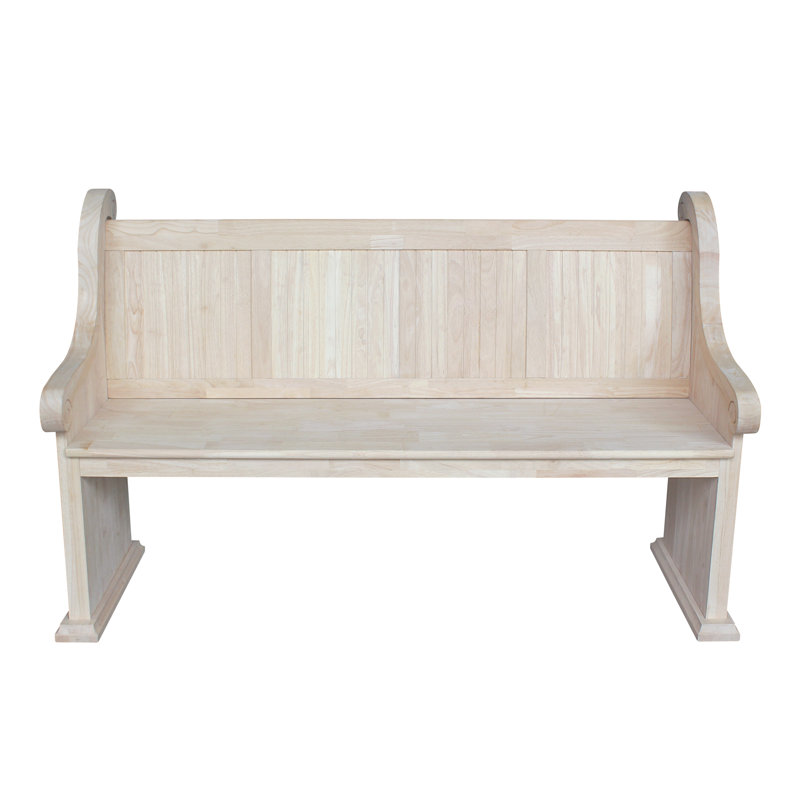 Akron Solid Wood Bench