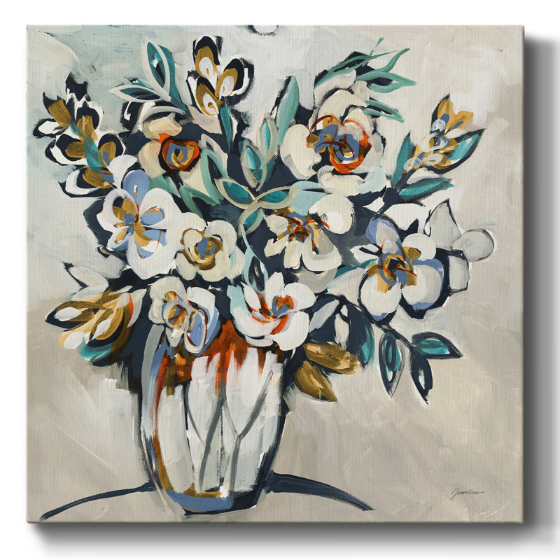 Finition joyeuse sur toile, H 40 po x l 40 po x P 1,5 po