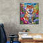  «Spring Shiba Inu» par Dean Russo, art mural sur toile, 26 po x 30 po