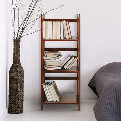 Bibliothèque standard en bois massif H 38 "x l 14"