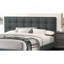 Mobilier de chambre à coucher moderne avec lit capitonné en polyfibre 1pc-1979116317
