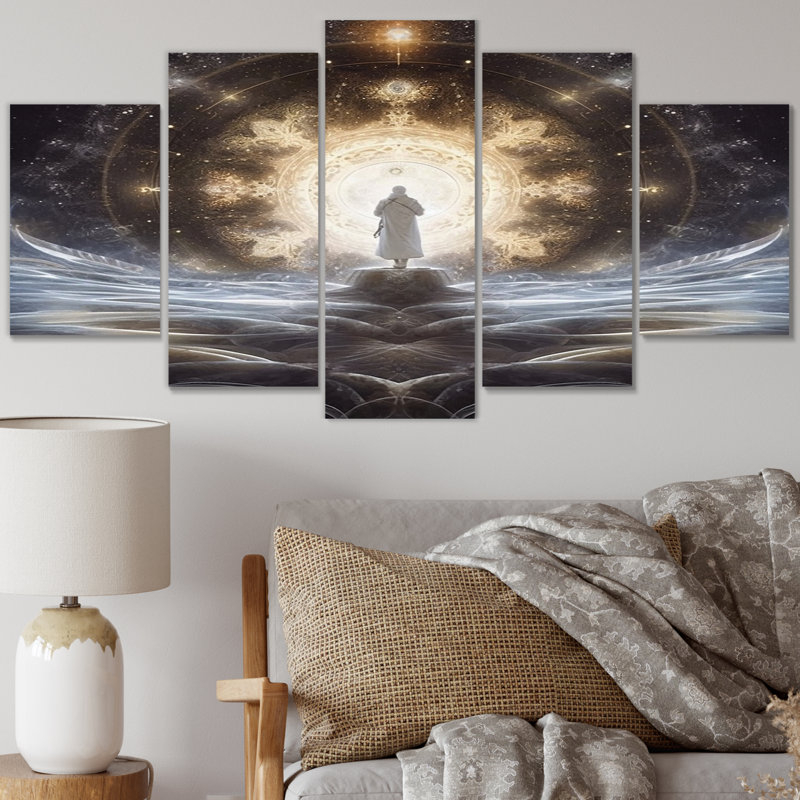 Richland - méditation sur toile - 5 panneaux