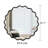 " natural wood wavy vanity mirror | modern wall decor for bathroom, bedroom, living room, dining room, cloakroom & entryway-177248888-177248890-177511498