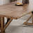 69" Wide Rectangular Solid Pine Farm Dining Table with Folding X-Style Legs