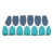 Aqua / bleu marine est en rupture de stock