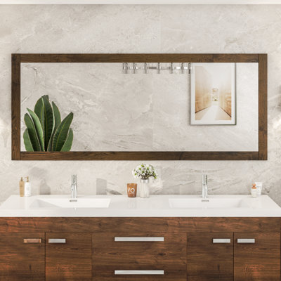 Schweitzer Modern & Contemporary Beveled Bathroom/Vanity Mirror