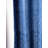 Decorative Grommet Curtains, 360 GSM Poly Cotton Jacquard Fabric, Plain Solid Textured, Dark Blue, 48" x 95", Set of 2 Panel-982951357-982951344