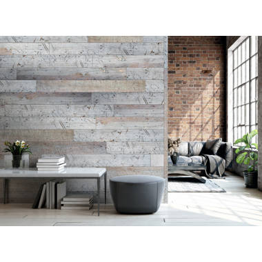  Centennial Woods Reclaimed Wood Planks, Brown/Gray Wooden Wall  Planks, Cheyenne Finish, 20 Square Feet : Tools & Home Improvement